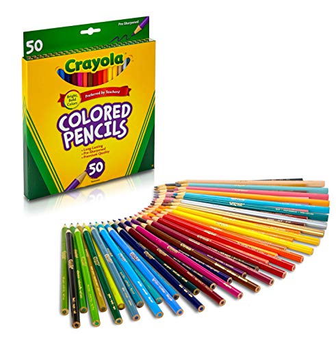 クレヨラ お絵かき いろえんぴつ 50色 Colored Pencils 684050