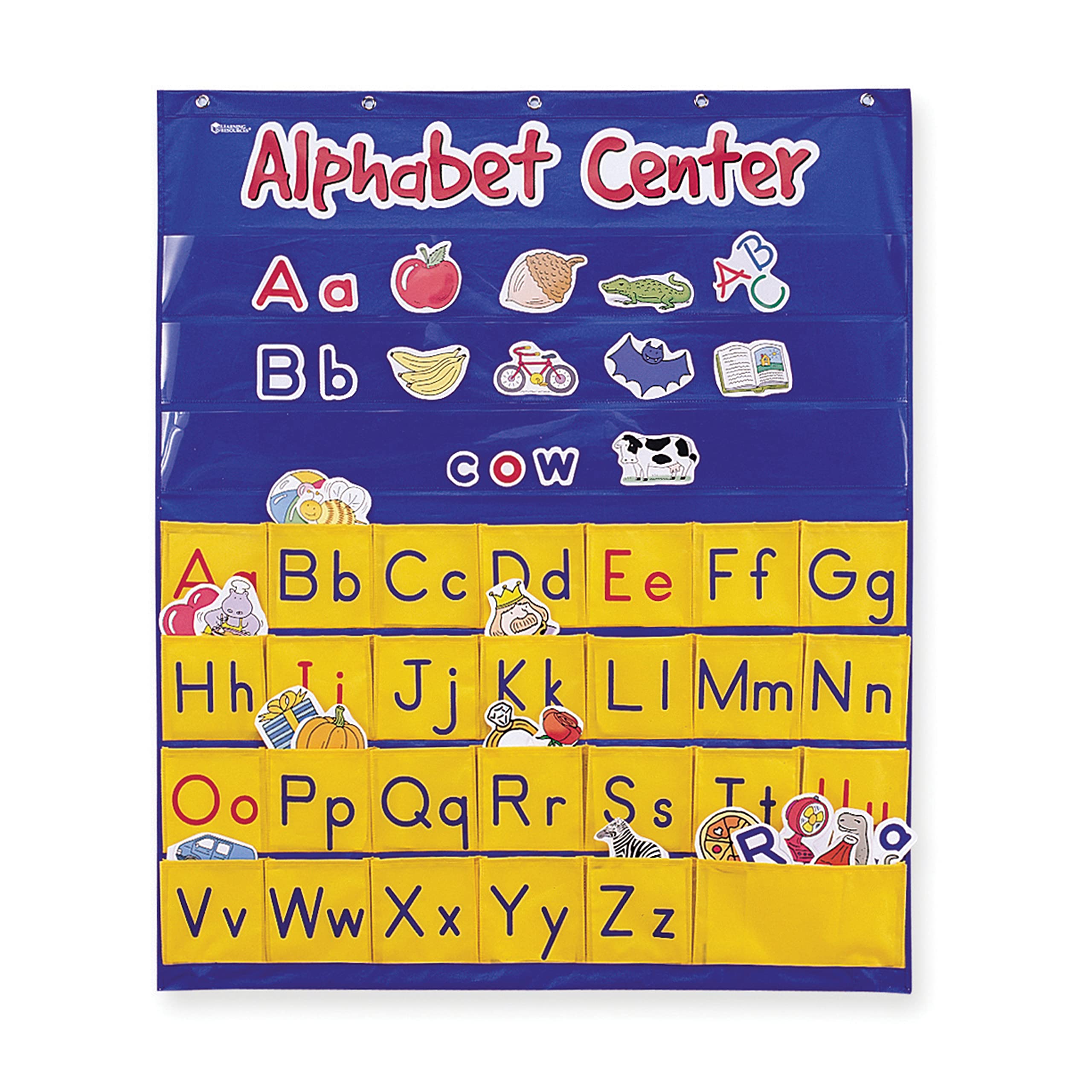 壁掛け ポケットチャート アルファベット Alphabet Center Pocket Chart LER2246