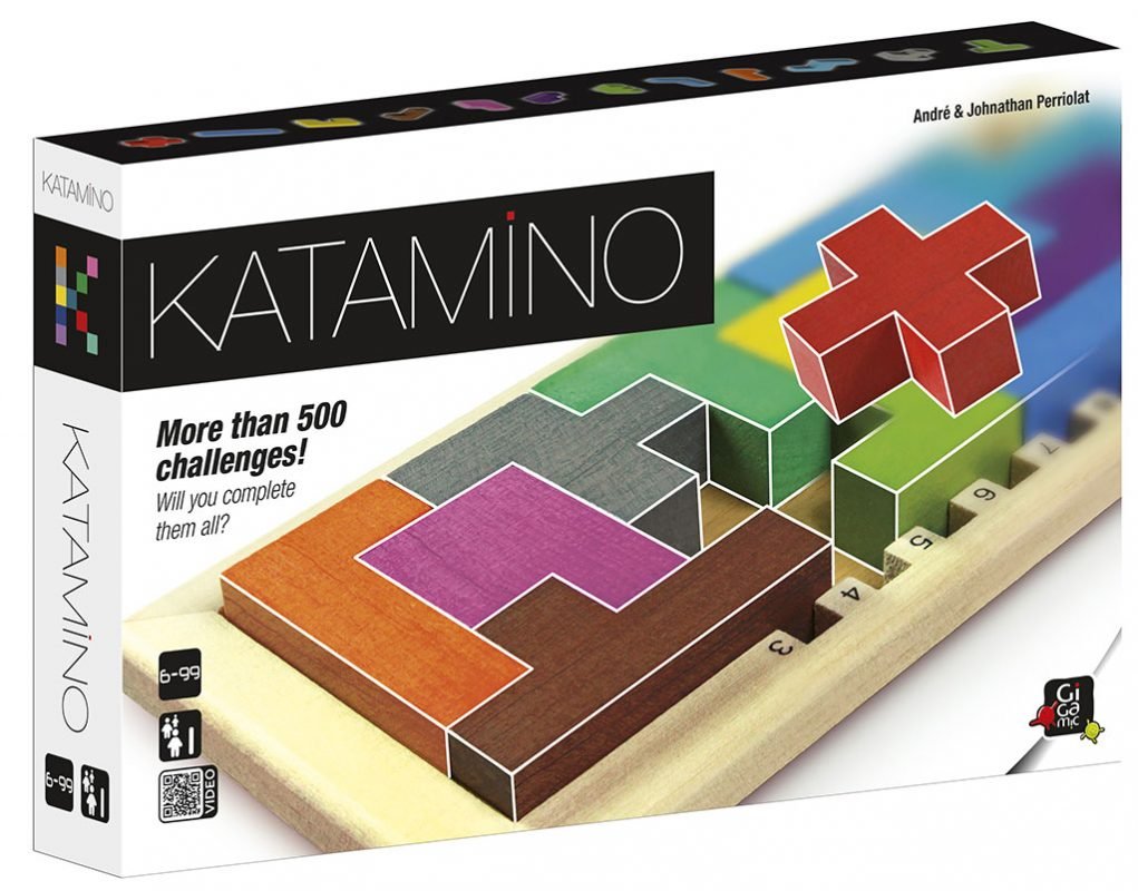 Gigamic (ギガミック） カタミノ KATAMINO （カタミノ） 木製ボードゲーム パズルゲーム 並行輸入品