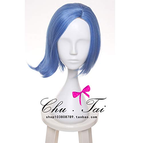インサイド ヘッド Inside Out カナシミ SADNESS ブルー ショートヘア かつら ウィッグ 仮装用cosplay wig ヘアピース