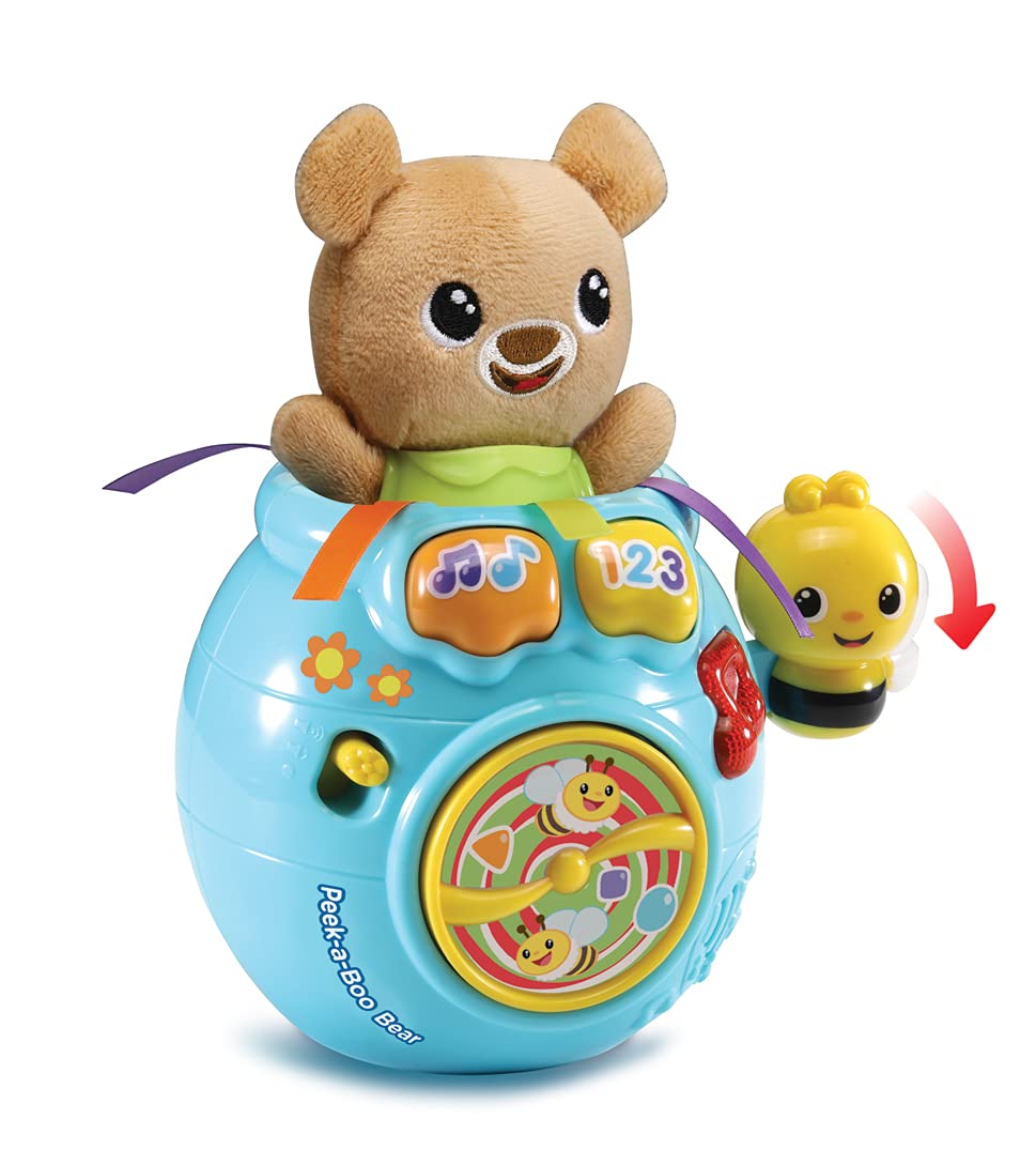 ヴイテック(Vtech) 知育玩具 Peek-a-Boo-Bear くまさんといないいないばぁ 日本語マニュアルと音声翻訳リスト付き 80-52830
