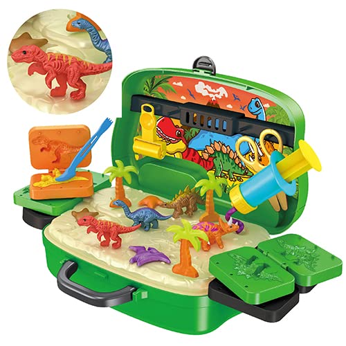 トップエース(Top Ace)ラッピング無料 ねんど DE ポン 恐竜島 粘土 きょうりゅう アイランドセット 知育玩具 工作 手作り おもちゃ 玩具