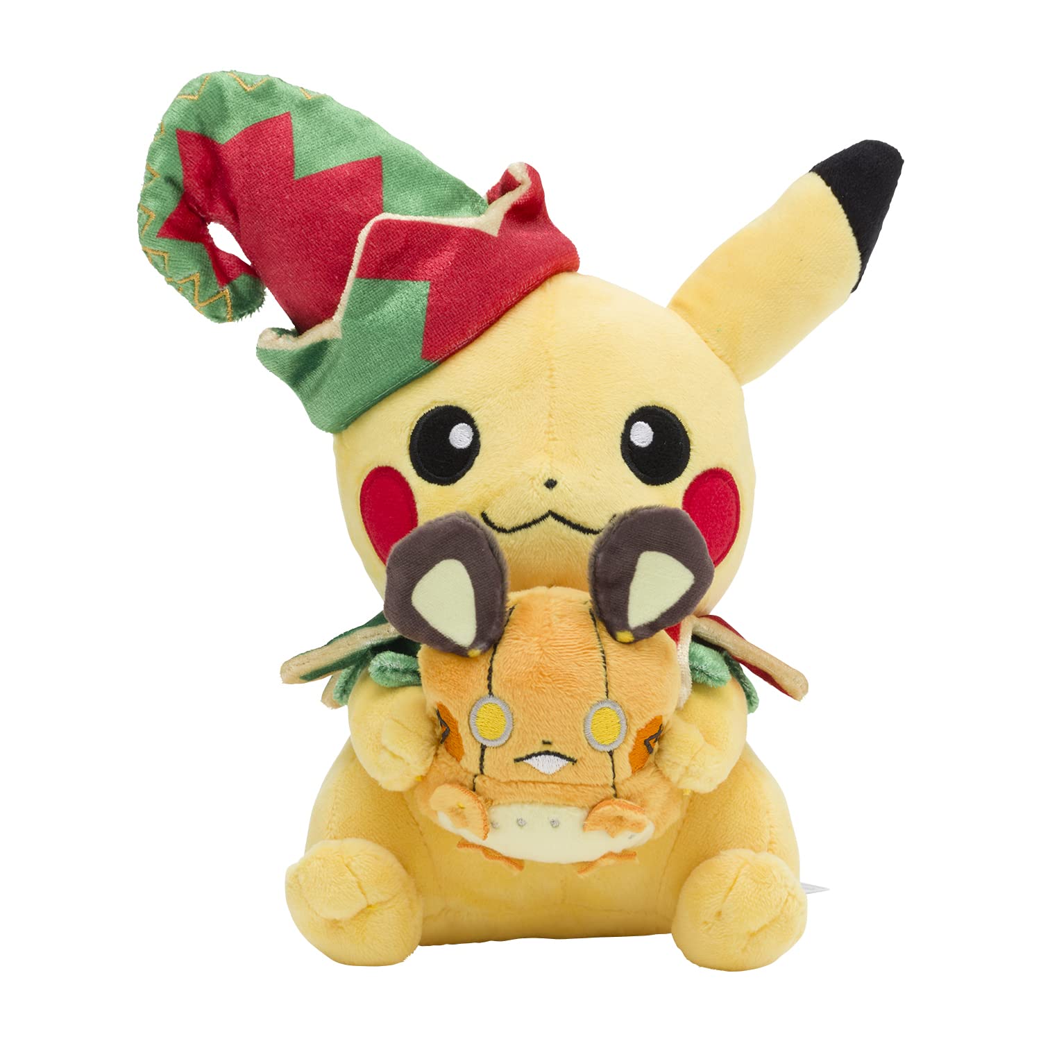 ポケモンセンターオリジナル ぬいぐるみピカチュウ & デデンネ Pokemon Christmas Toy Factory ワンサイズ 22.5×19×1